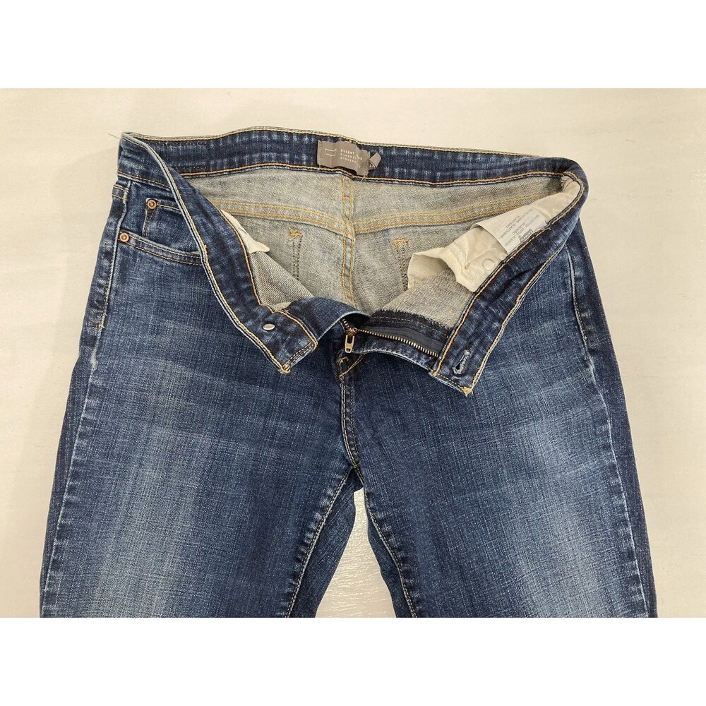 Levi's Slight Curve Jeans Women's 12 M Blue Stretch Straight Leg Denim Casual - Picture 5 of 11